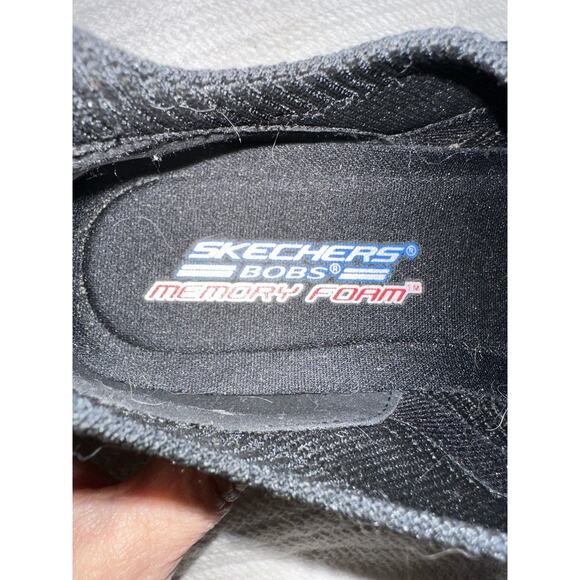 Skechers Black BOBS Women’s Sparrow 2.0- Allegiance Crew Sneaker SZ 7.5 - Picture 4 of 6